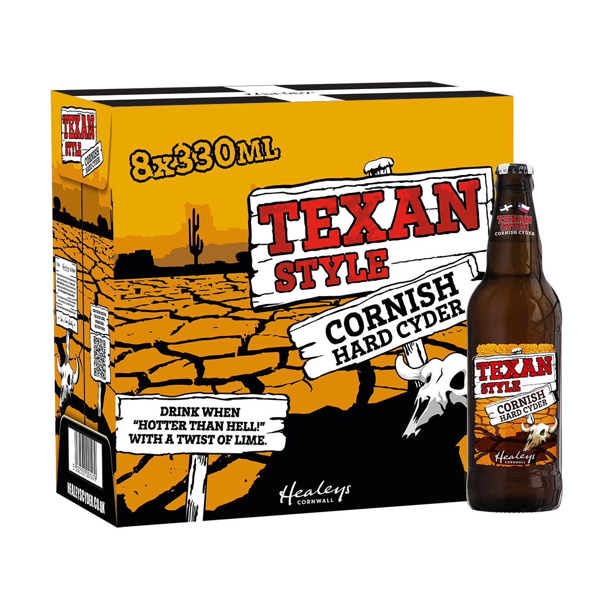 Texan Style Cornish Hard Cider Healeys Cyder