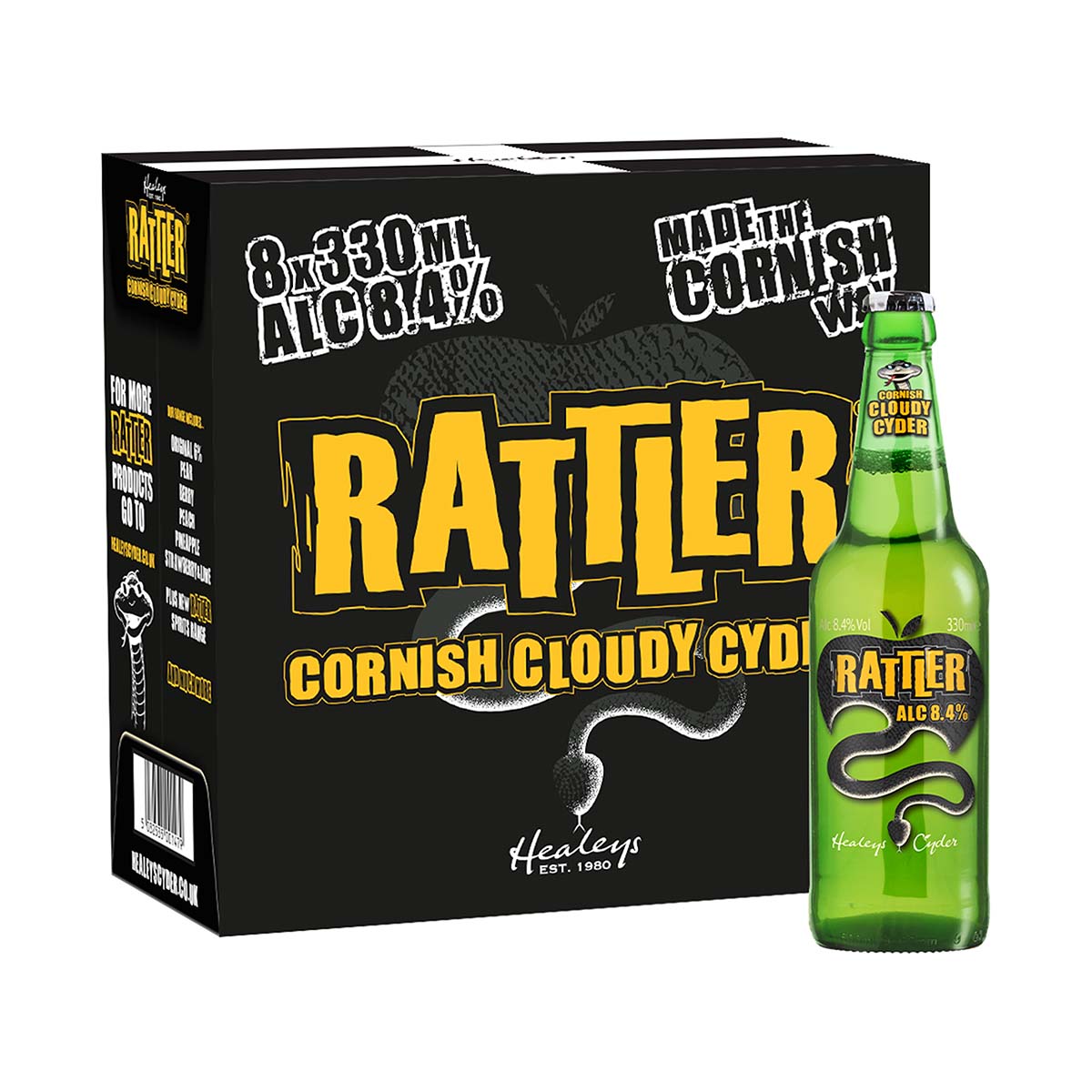 Rattler Original Cider Cornish Cider Healeys Cyder