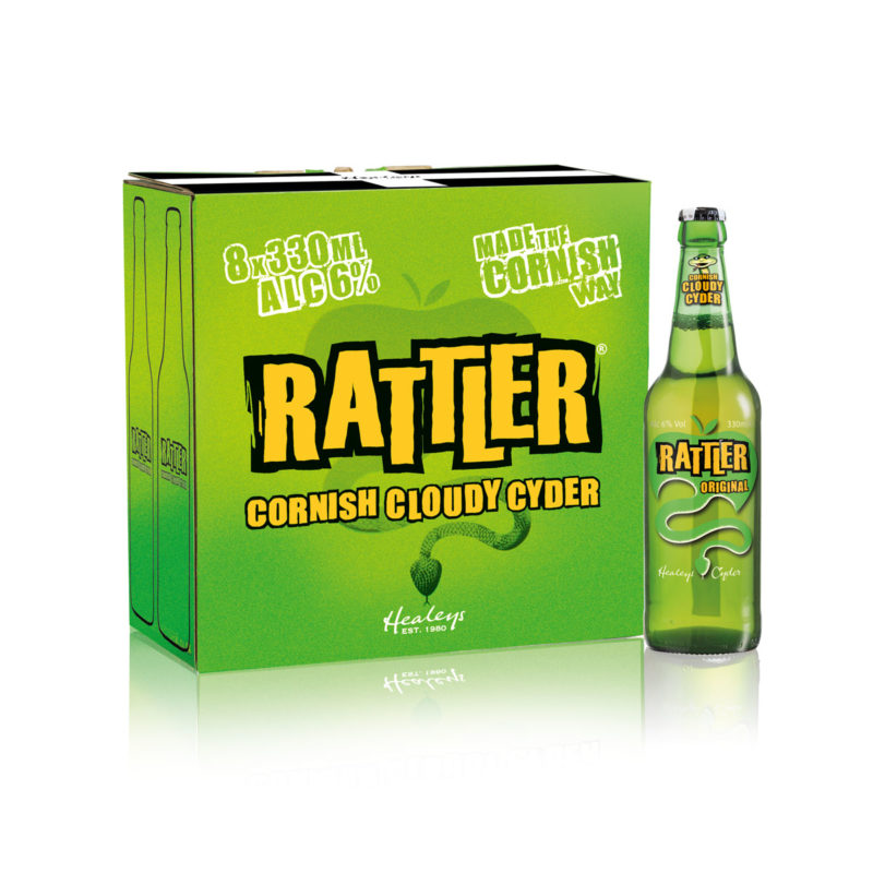 Rattler 8.4 Cornish Cider 8 x 330ml Bottles Healeys Cyder