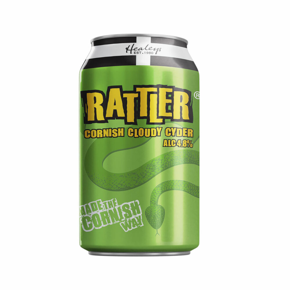 Rattler 4.8 Cornish Cider 330ml Cans Bulk Buy Deal Healeys Cyder