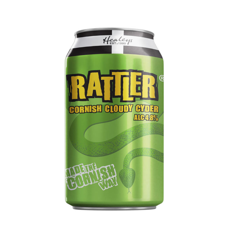 Rattler 4.8 Cornish Cider 330ml Cans Bulk Buy Deal Healeys Cyder