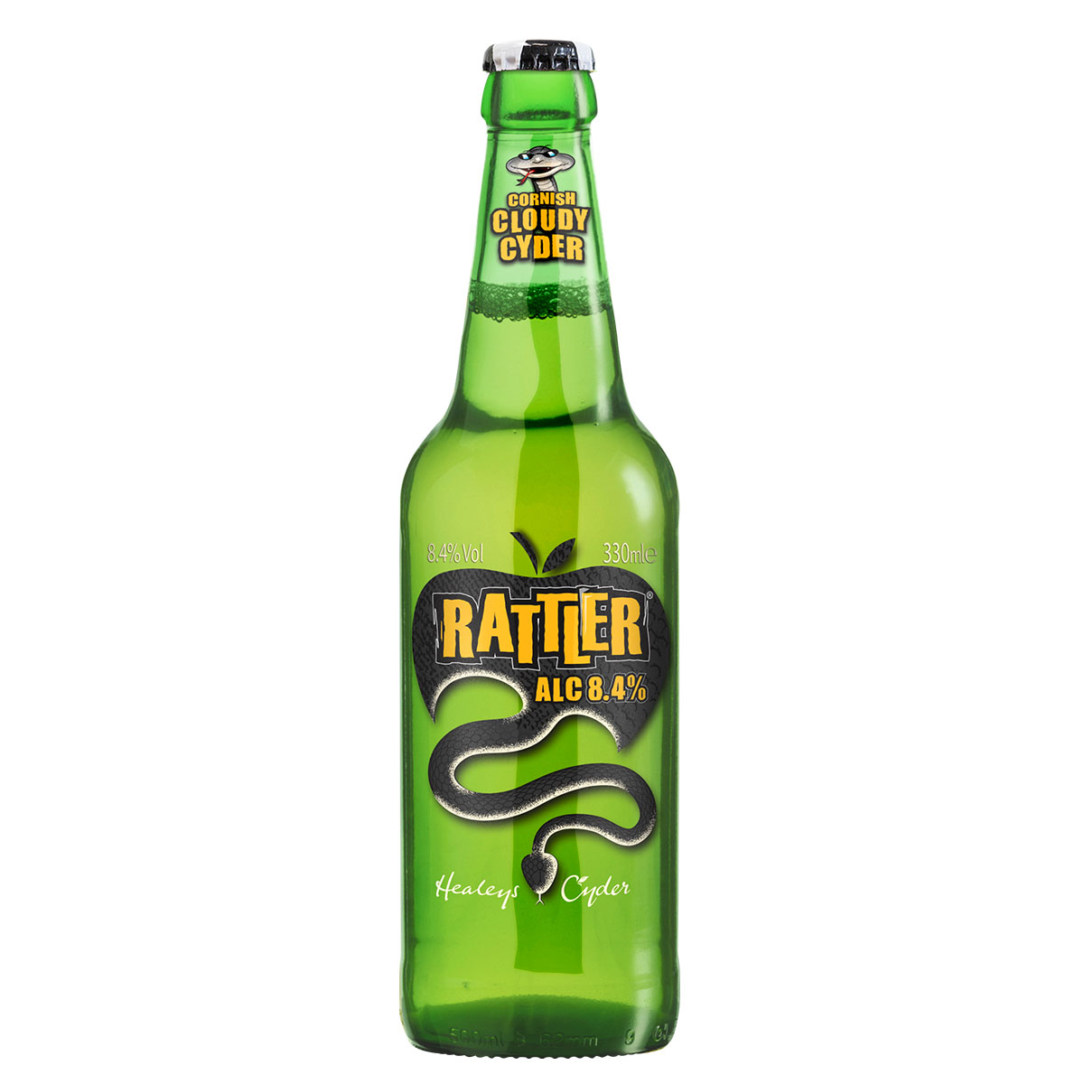 Rattler 8.4 Cornish Cider 8 x 330ml Bottles Healeys Cyder