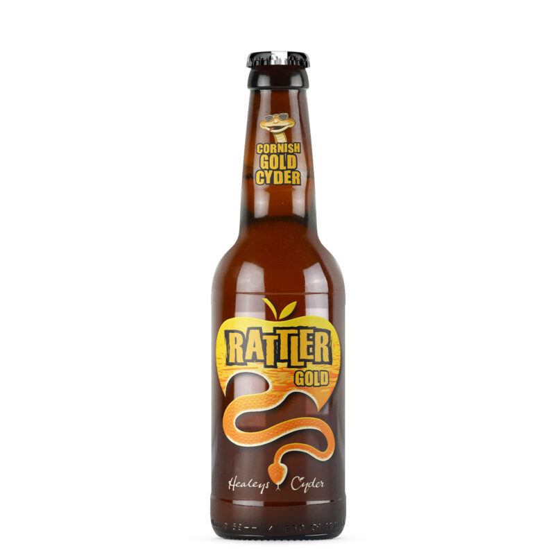 Rattler Gold Cider 8 x 330ml Pack Healeys Cyder