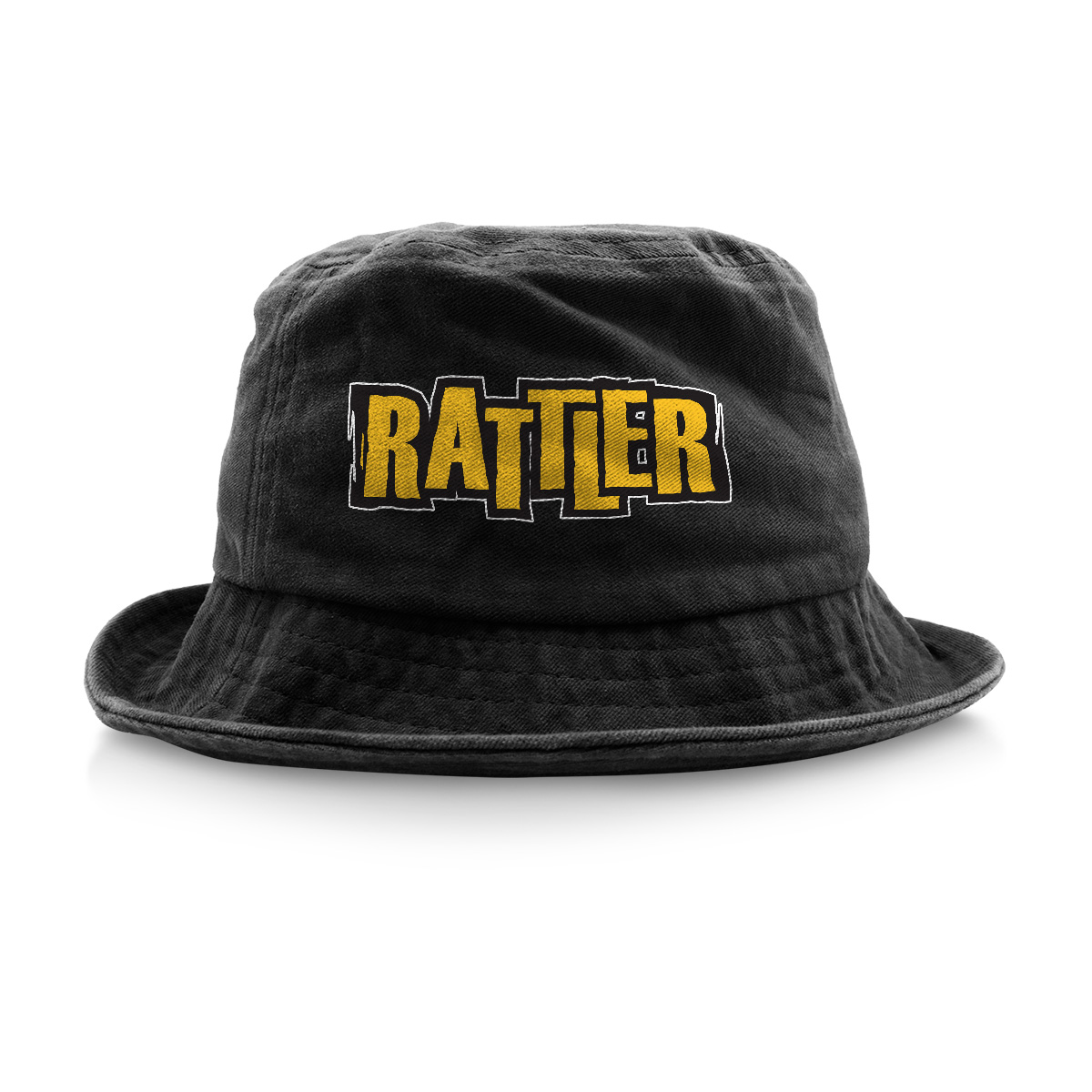 Rattler Black Bucket Hat Two Sizes Healeys Cyder