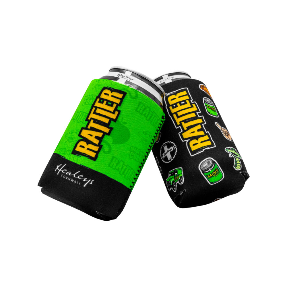 Rattler Can Koozie Black